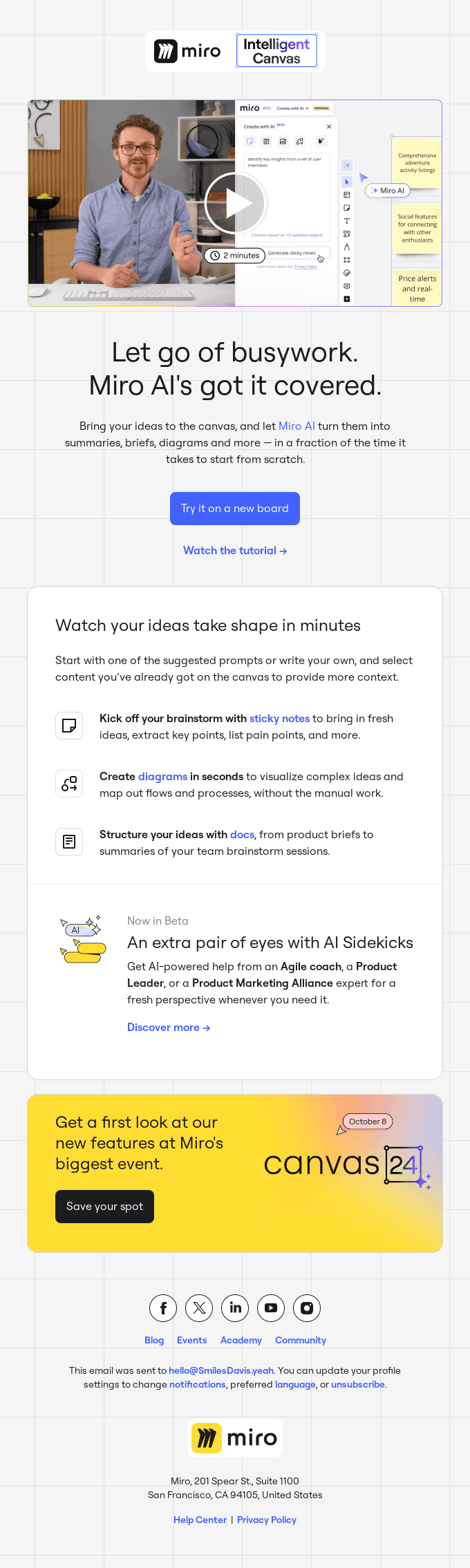 Get tedious tasks off your plate with Miro AI