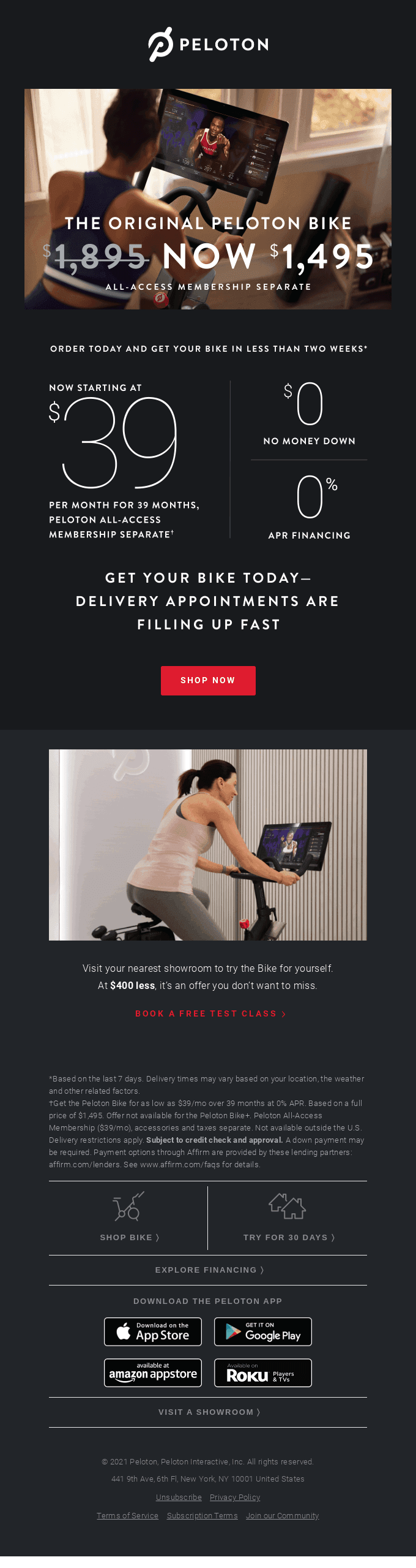 Get the Original Peloton Bike at Our Best Price Ever