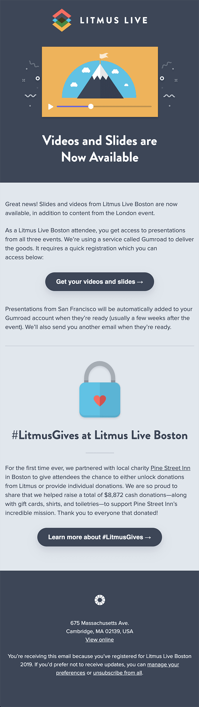Get your Boston videos and slides