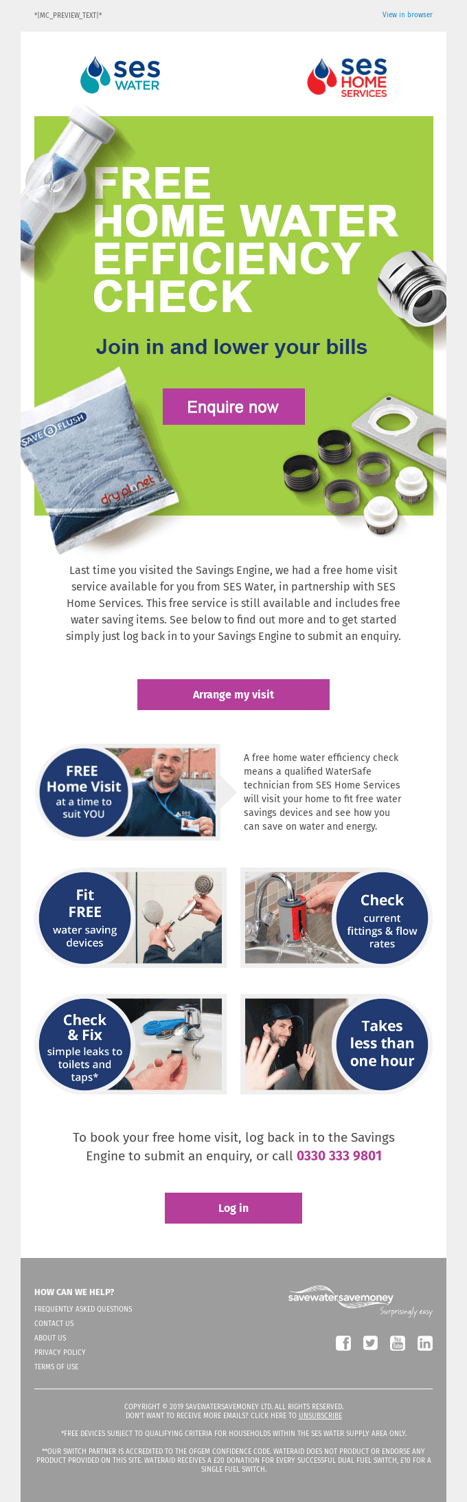 Get your FREE home water efficiency check