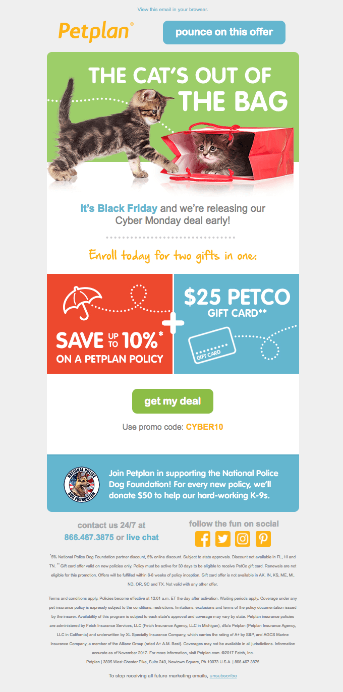 Get your paws on Black Friday savings from Petplan