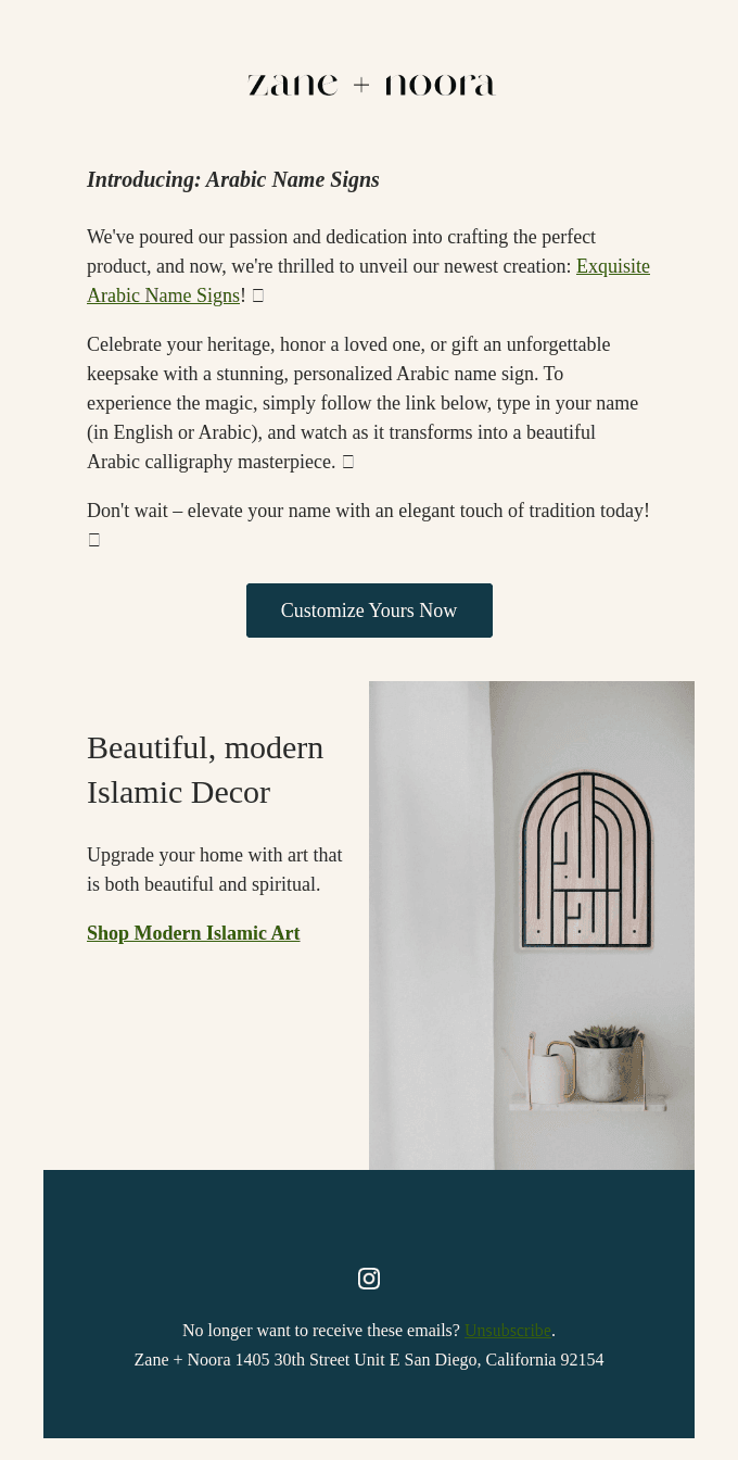 Getting an Arabic Name Sign Couldn't Be Easier