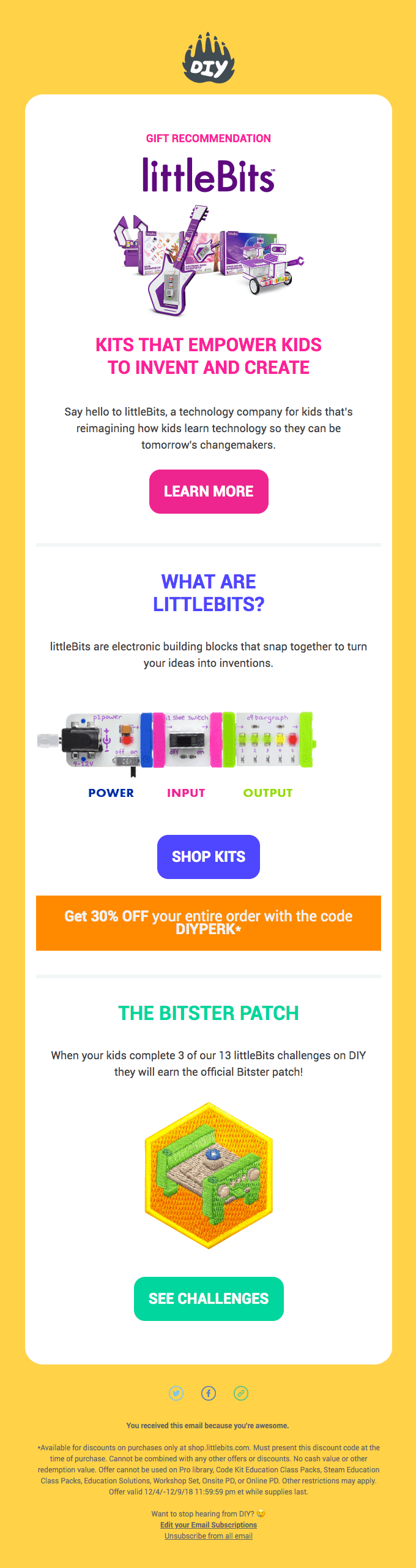 🔴 Gift Recommendation: 30% OFF littleBits today