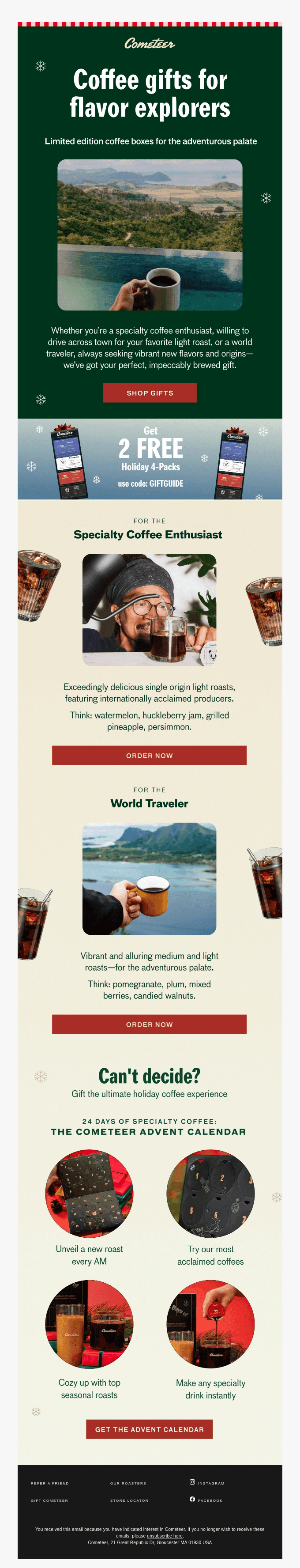 Gifts for those who like their coffee adventurous