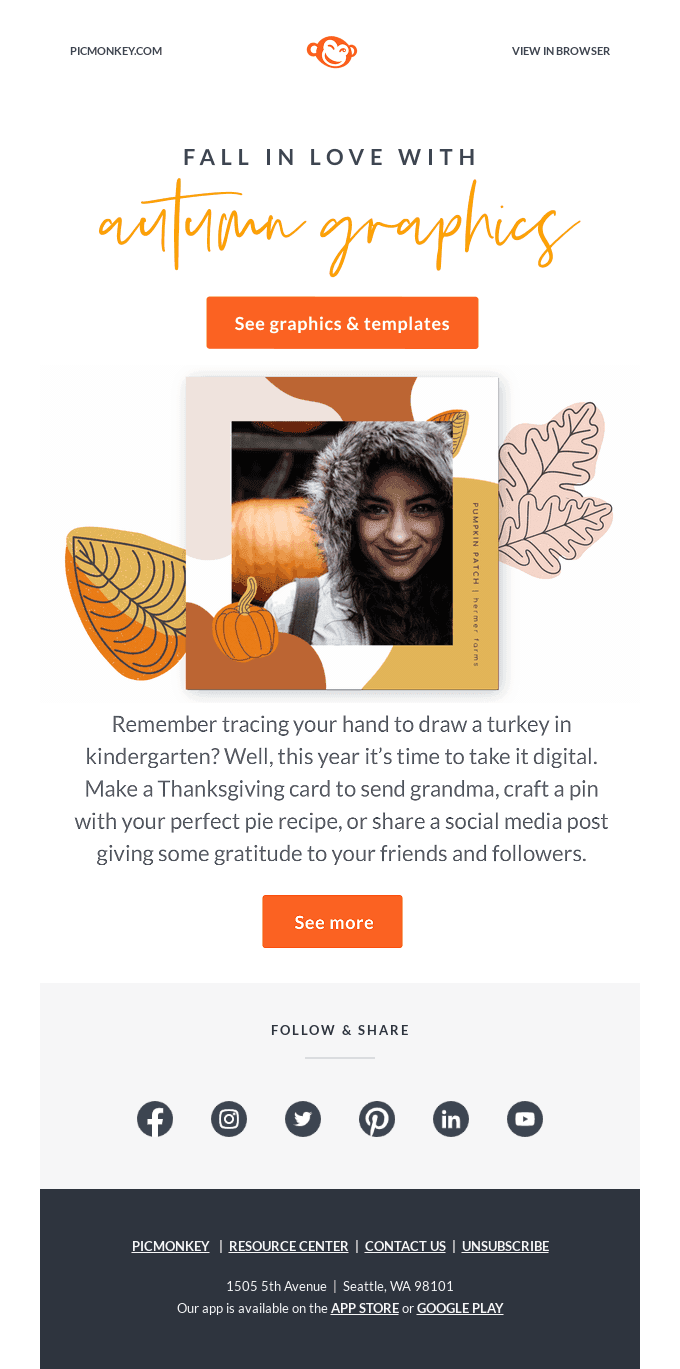 Give Thanks With These Beautiful Fall Graphics