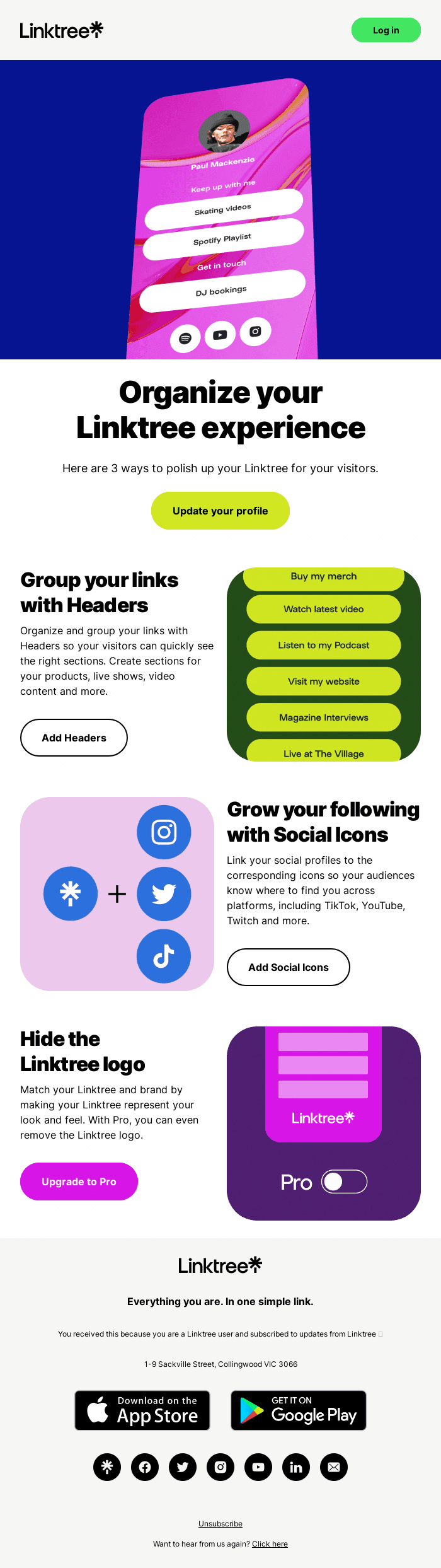 Give your Linktree a little love