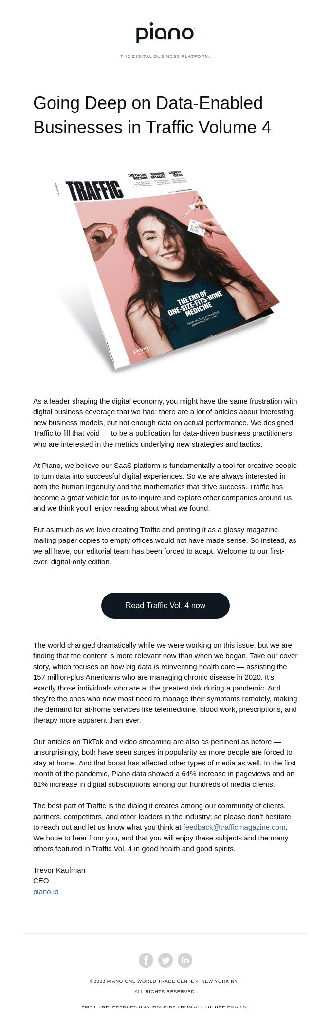 Going deep on data-enabled businesses in Traffic Volume 4
