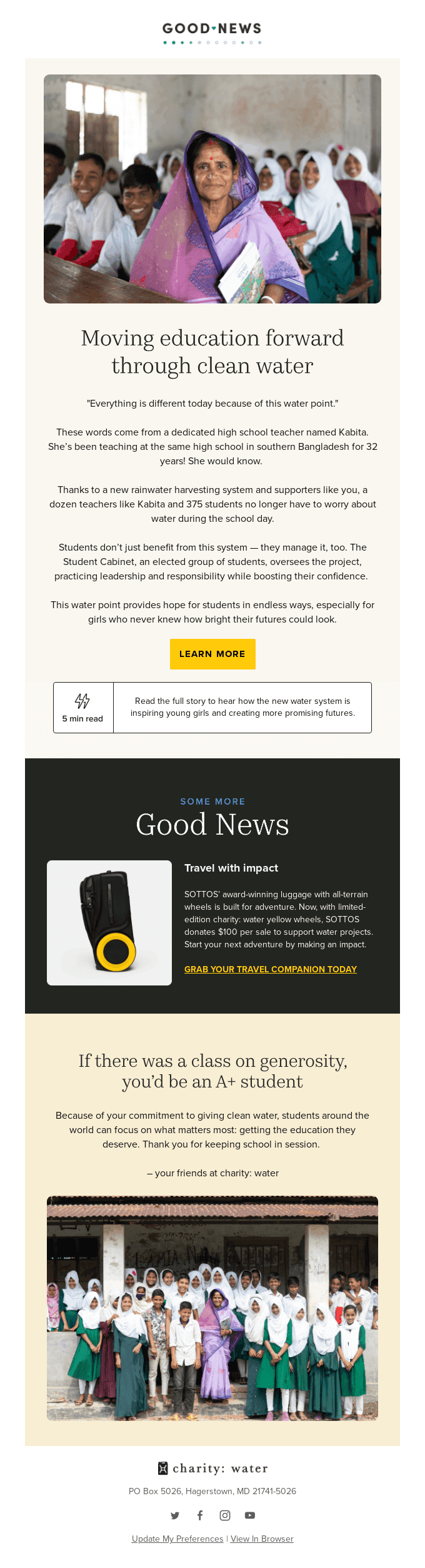 Good News: Bright futures are flowing