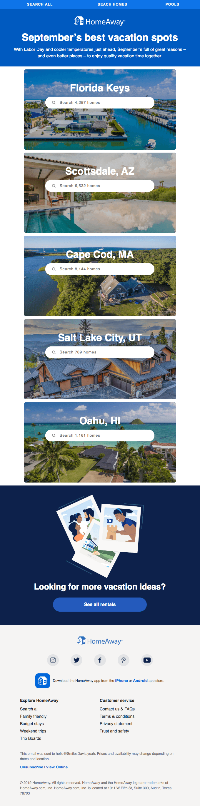 Great vacations to take this September