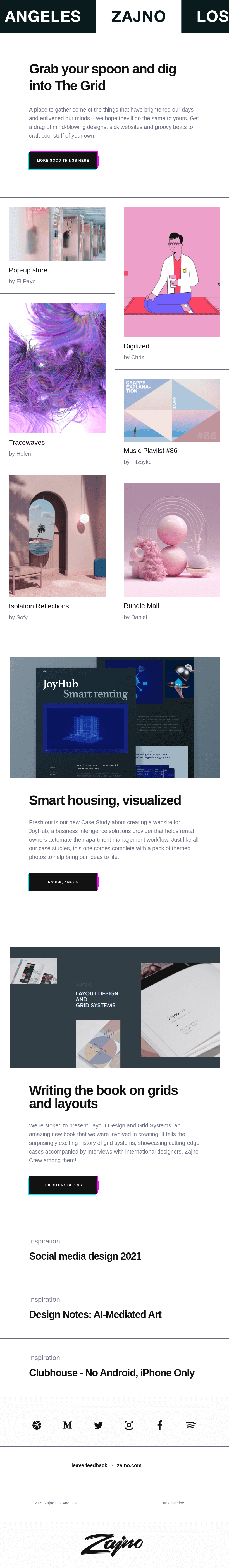 Grids and layouts, and a curious case of automated housing