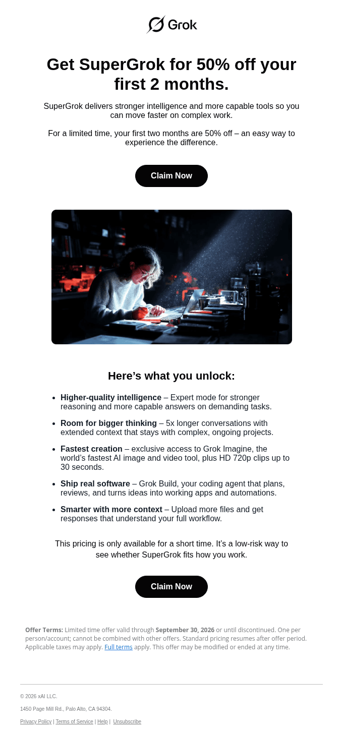 Your SuperGrok upgrade just got easier.