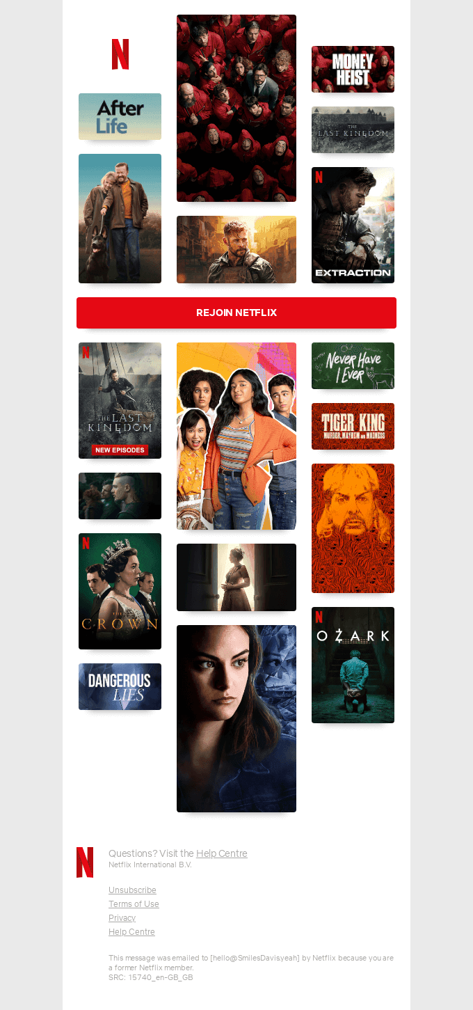 Happy Friday, Smiles Davis! Time to come back to Netflix...