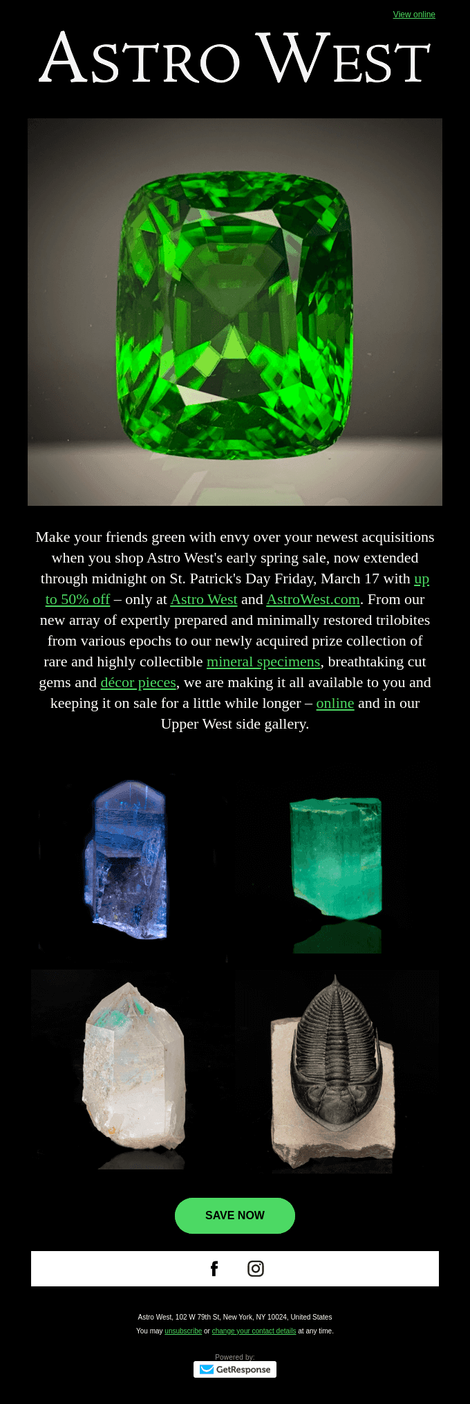 Happy St. Patrick's Day from Astro West