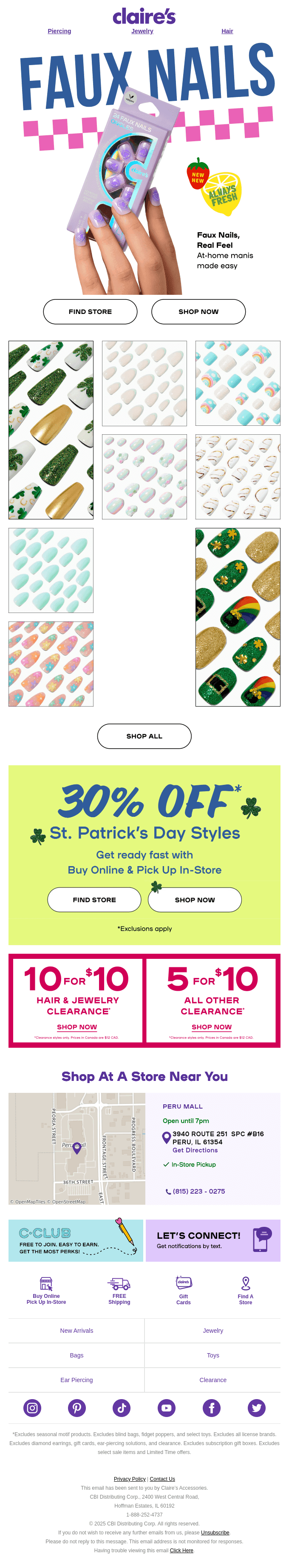 🍀 Happy St. Patrick's Day! Nail your lucky look