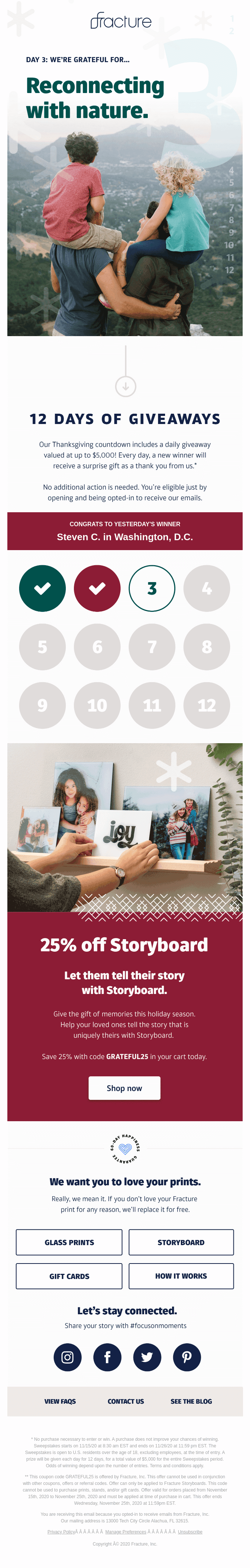 Have you been keeping up with our 12 Days of Giveaways? 👀