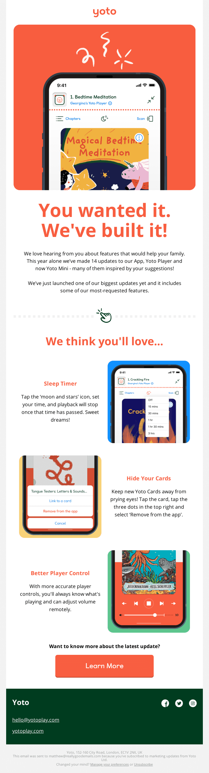 Have you seen the latest features? 👀