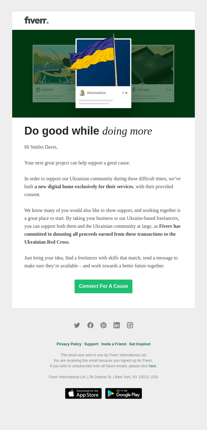 Help support Fiverr’s Ukrainian community