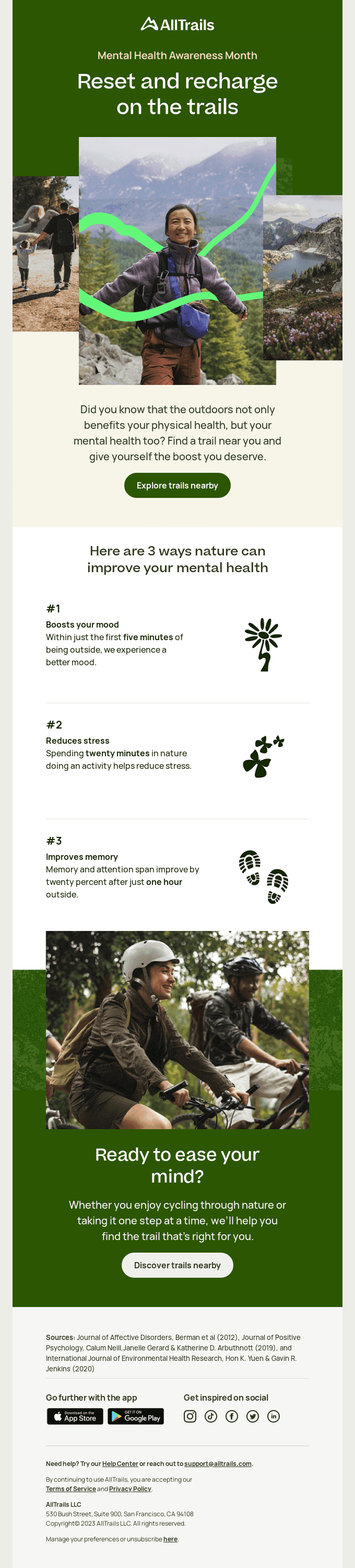 Here are 3 ways nature benefits mental health →