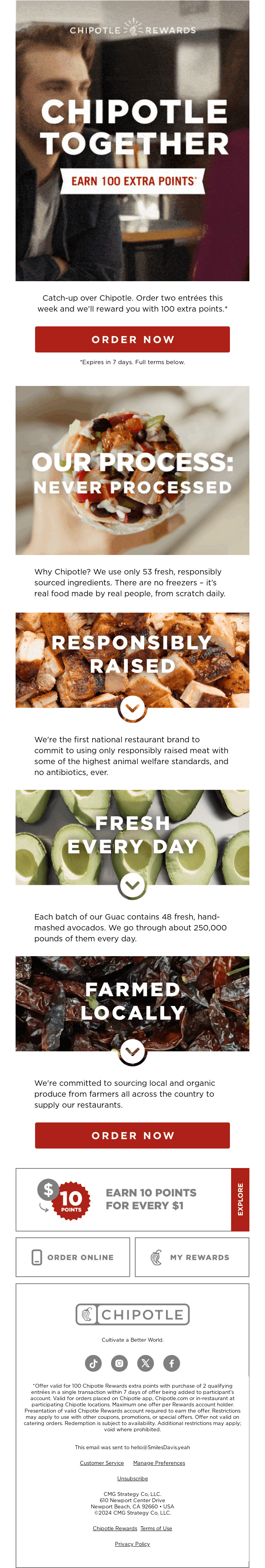Here’s a chance to earn 100 extra points