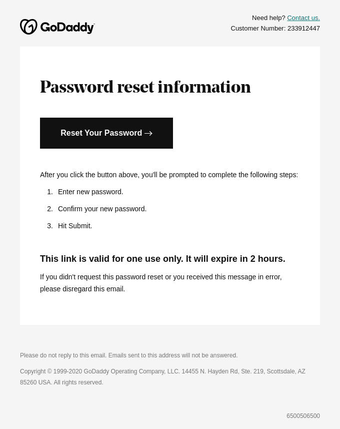 Here's how to reset your password.