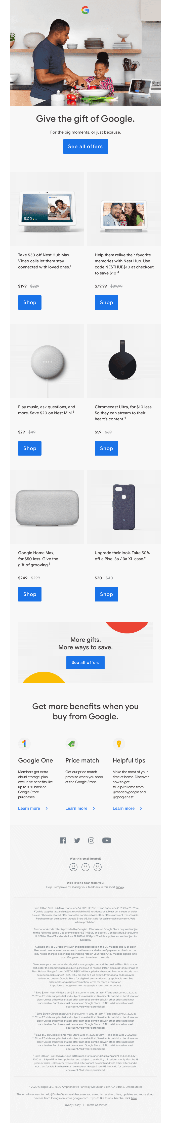 Here's your code to save on Nest Hub