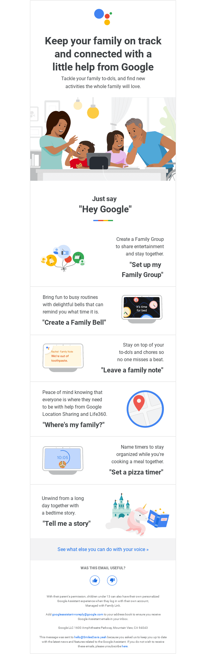 Hey Google, create a Family Bell