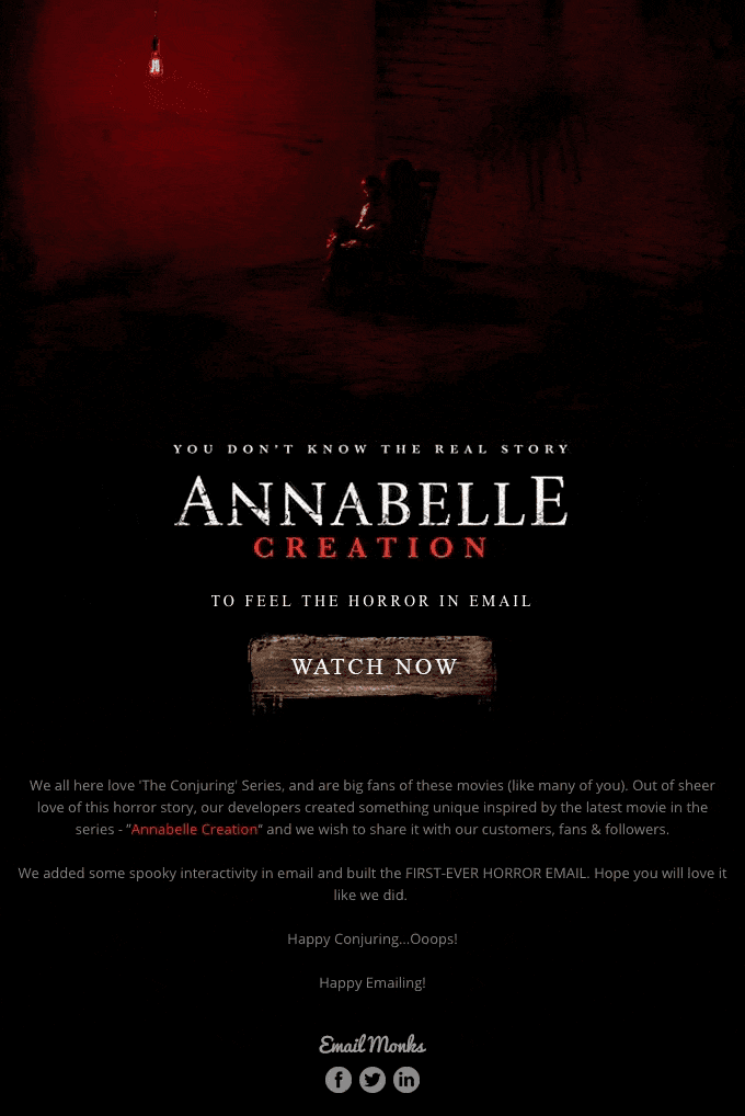 Hi Smiles Davis, checkout the first ever Spooky Email