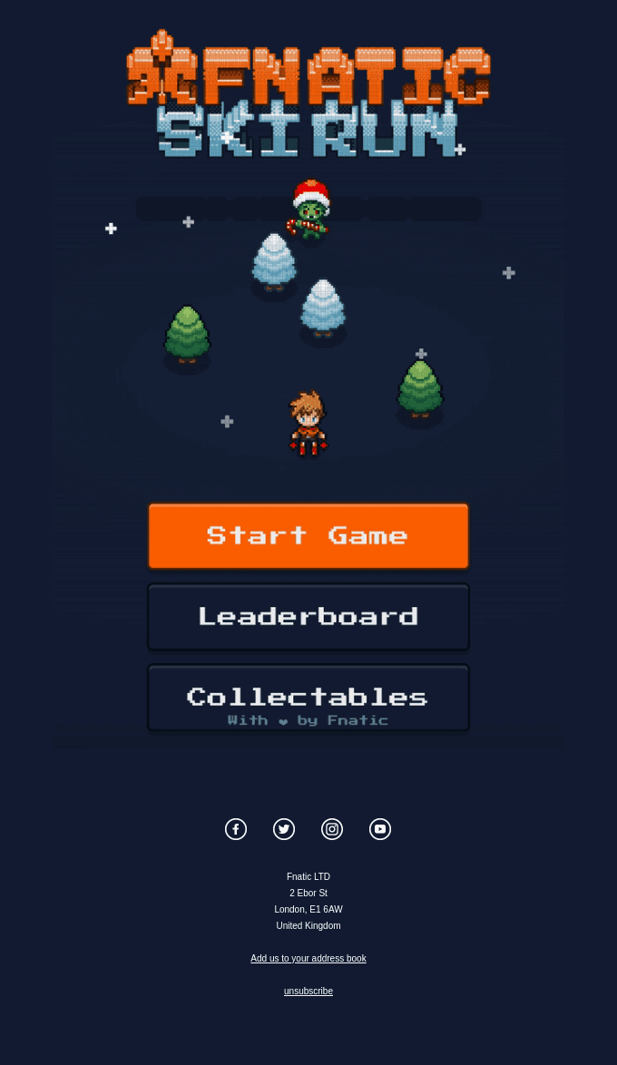🌲Holiday Sale - Available Only On The Fnatic Ski Run Game 🌲
