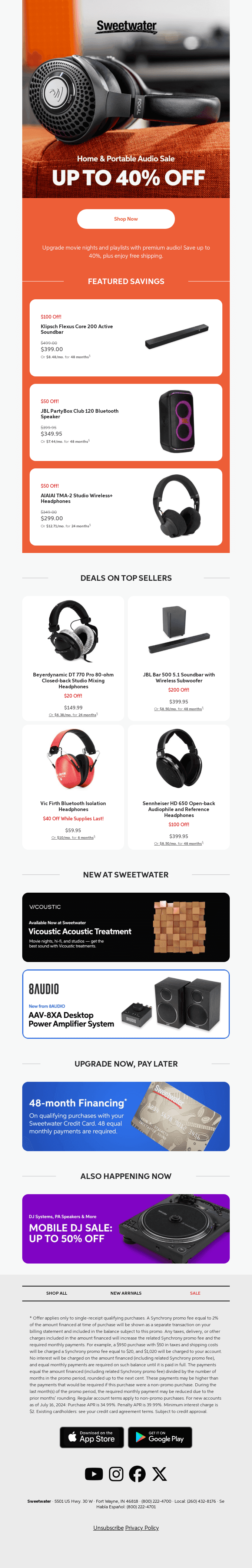 Home and Portable Audio Deals Are Here!