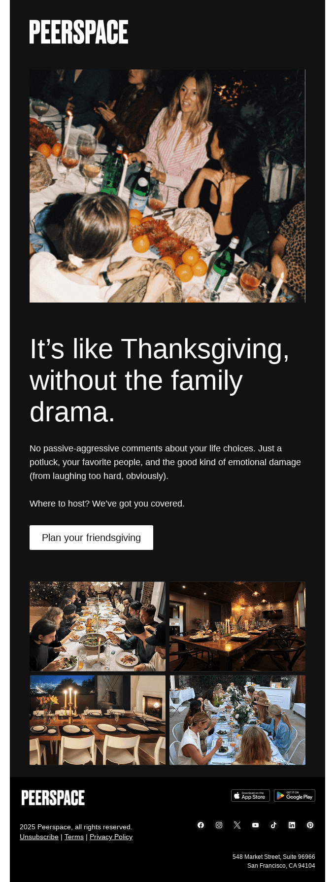 Hot take: Friendsgiving > Thanksgiving