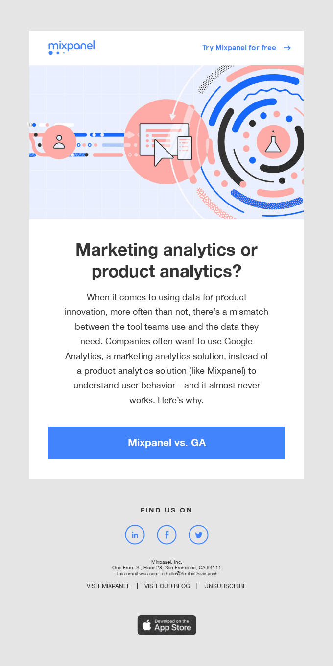 How is Mixpanel different from Google Analytics?