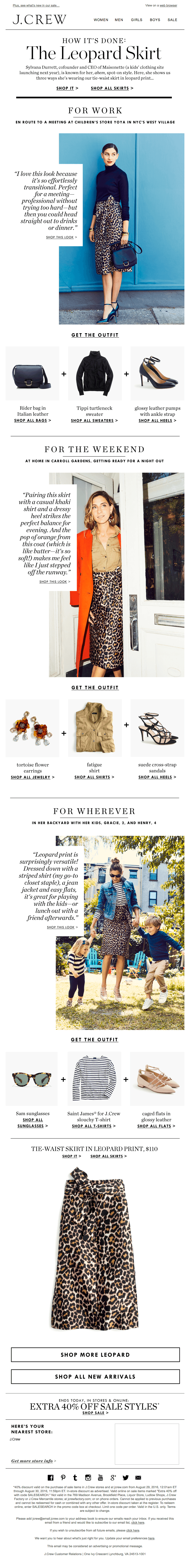 How it’s done: the tie-waist leopard skirt with Sylvana Durrett