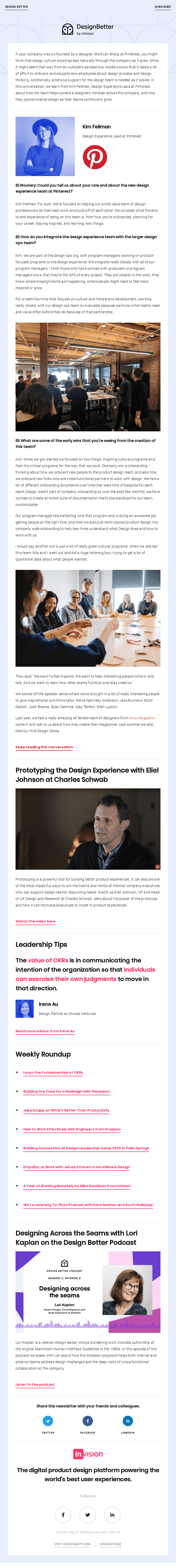 How Pinterest is inspiring and educating through design experience
