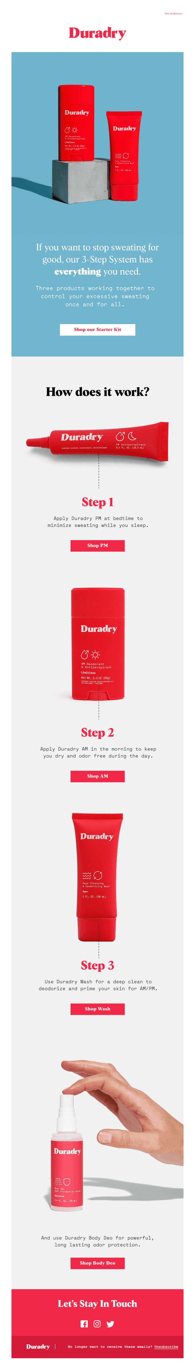 How the Duradry 3-Step System works