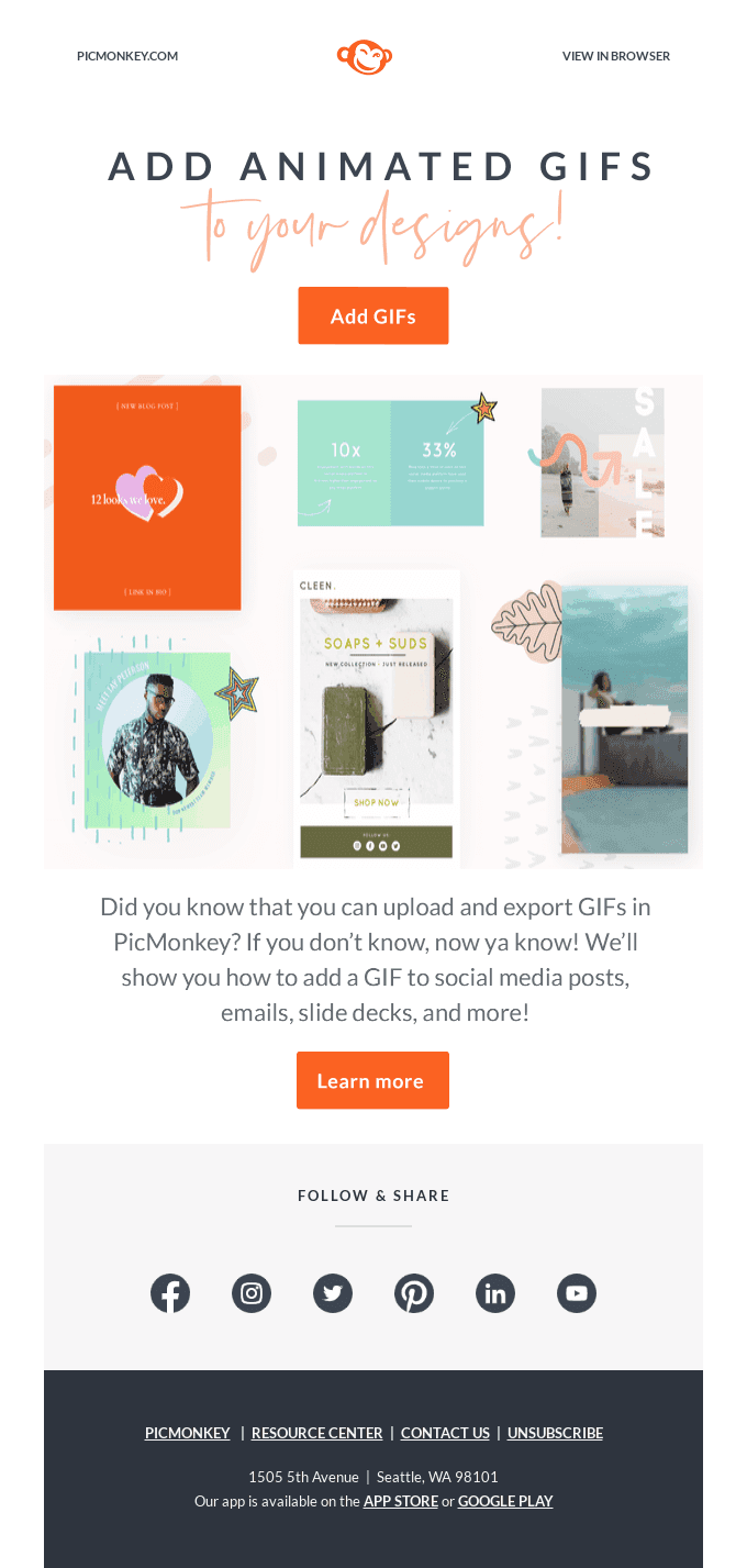 How to add a GIF to (nearly) everything