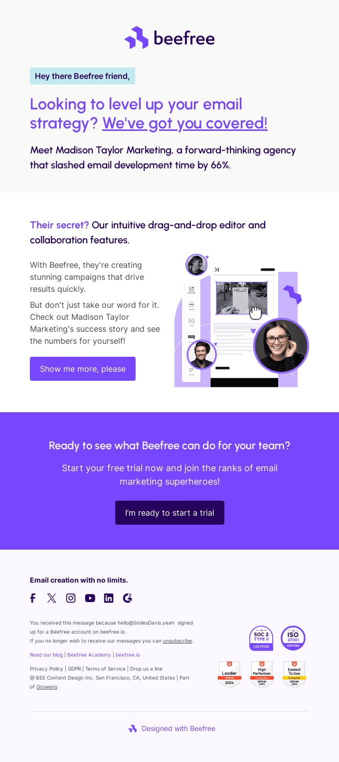 How to cut email development time by 66%