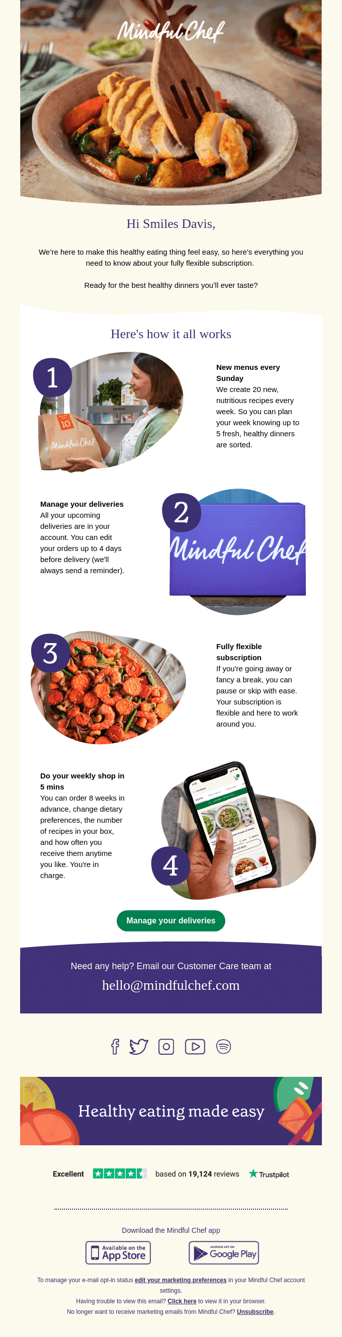 How to manage your healthy deliveries