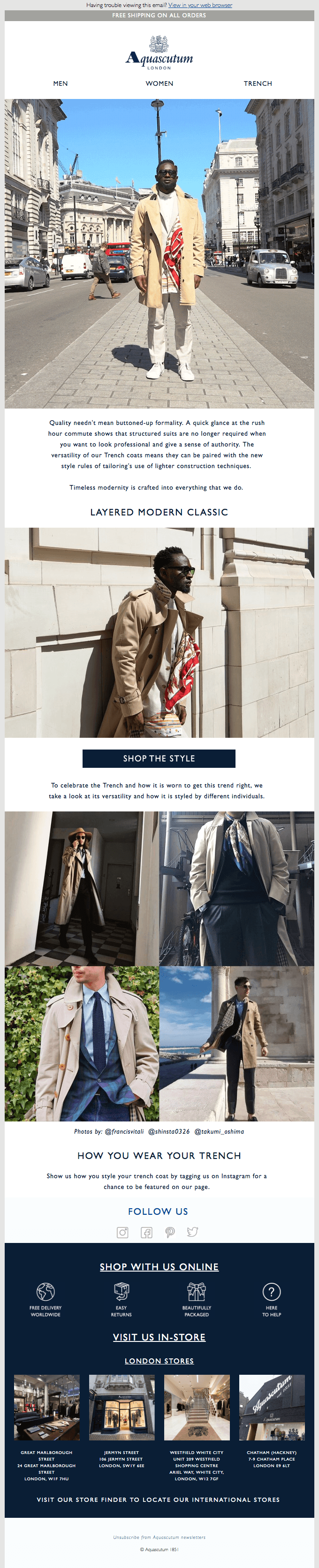 How To Style A Trench | Layered Modern Classics