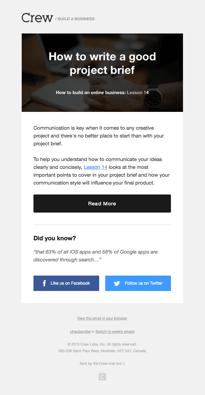 How to write a good project brief