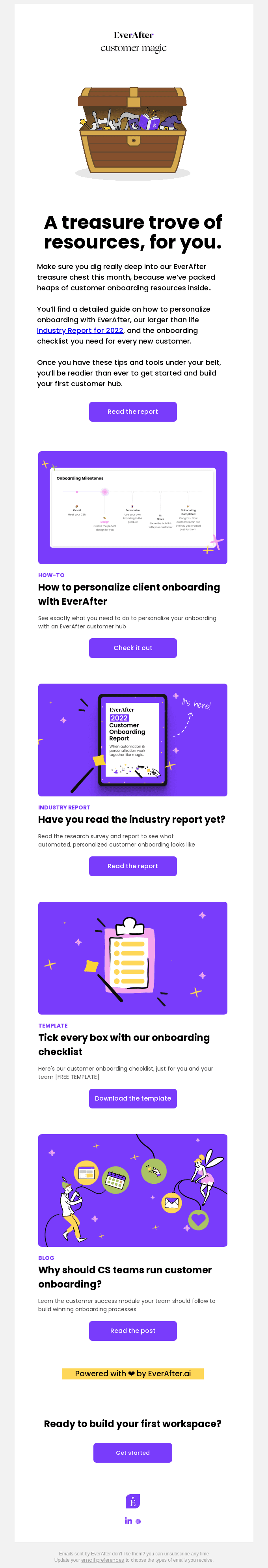How-tos, Industry report, Templates & Insights...oh my