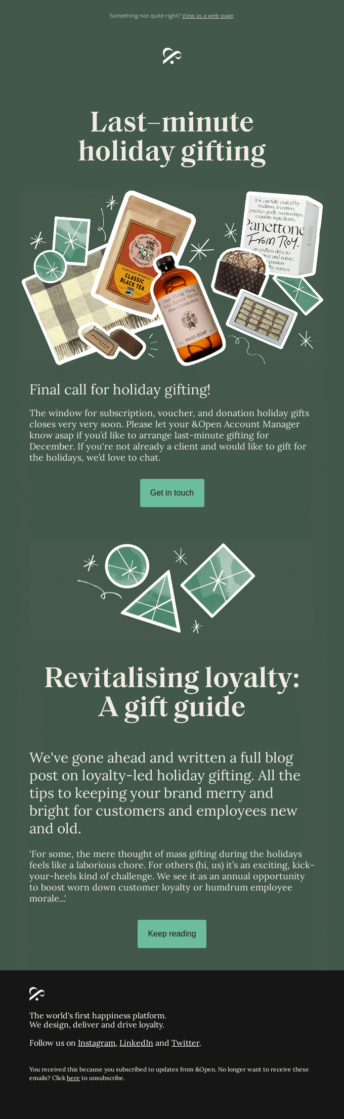 How we can help for the holidays