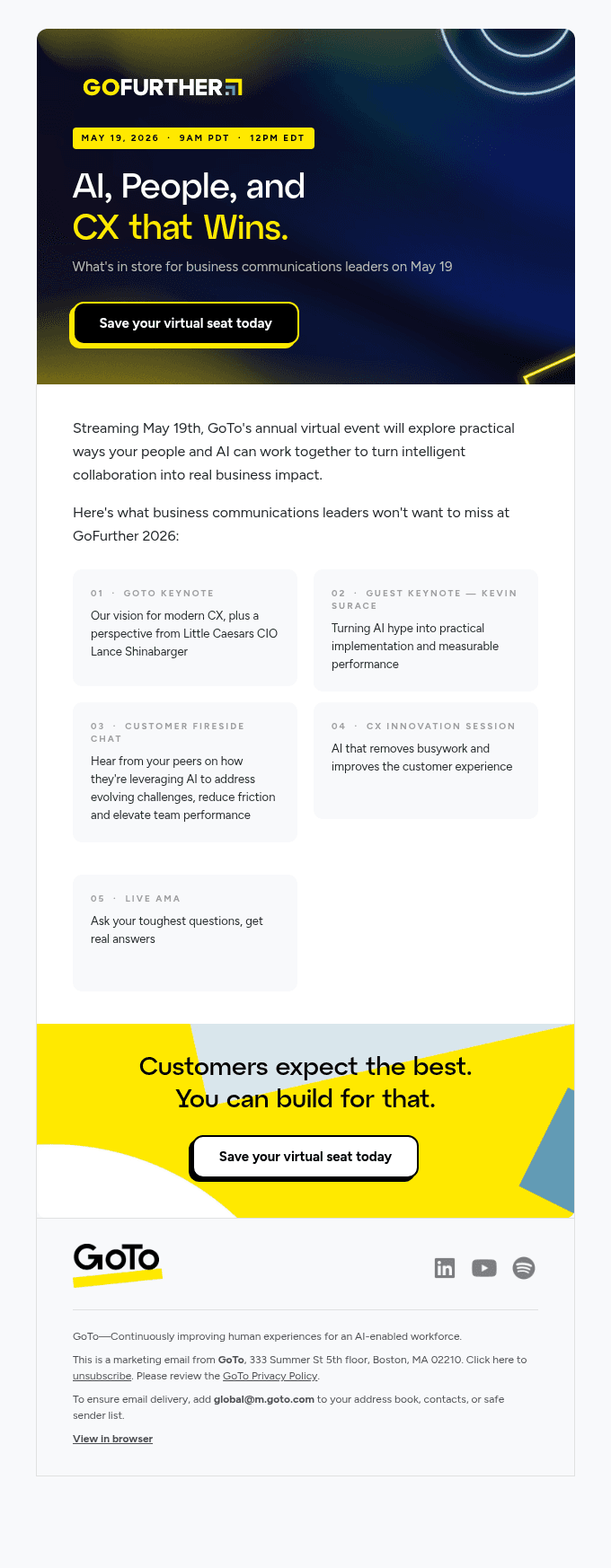 Human & AI collaboration in Business Communications: Don’t miss GoFurther 2026