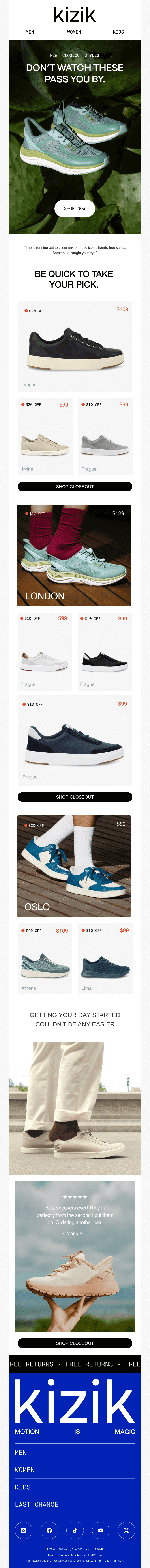 Hurry! Shop newly added closeouts!