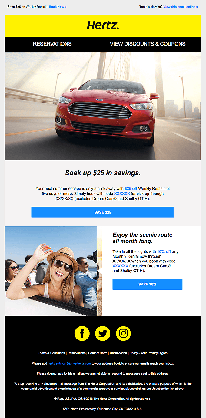Hurry to save $25 on fun and sun!