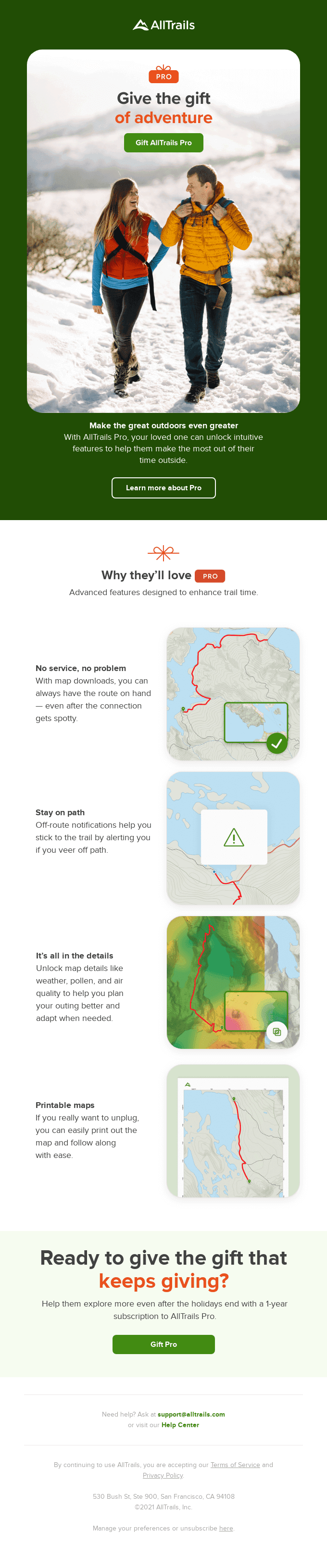 If they love the outdoors, they’ll love this gift