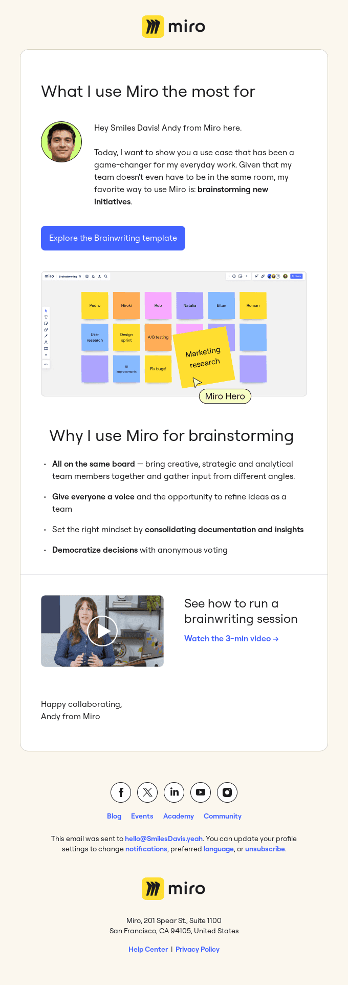 If You Could Use Miro for Just One Thing ...