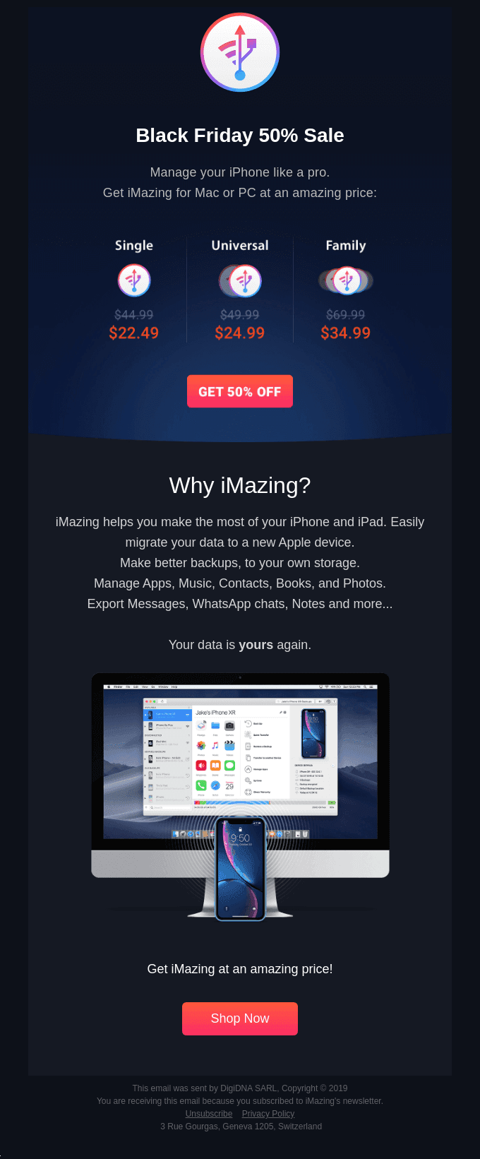 iMazing: Get 50% OFF for Black Friday!