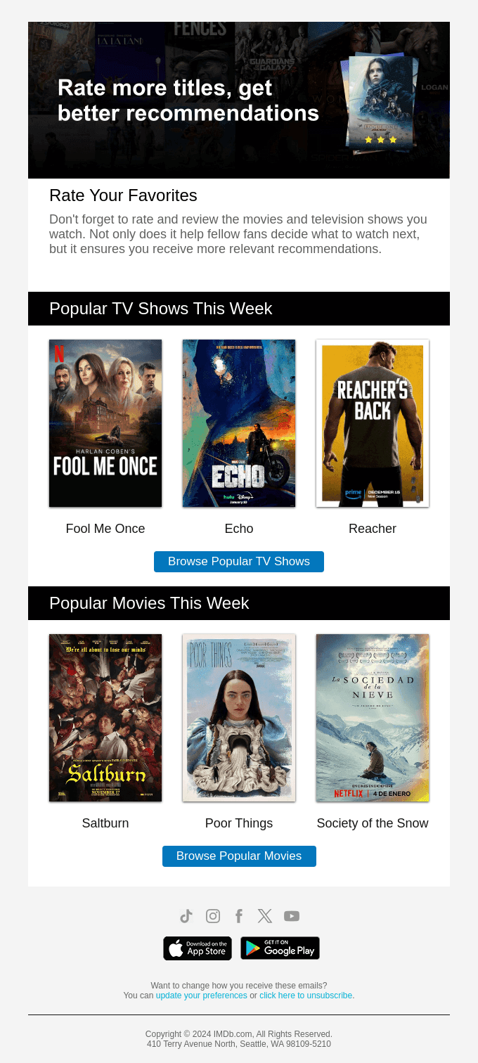 IMDb Tips: Rating movies and TV shows