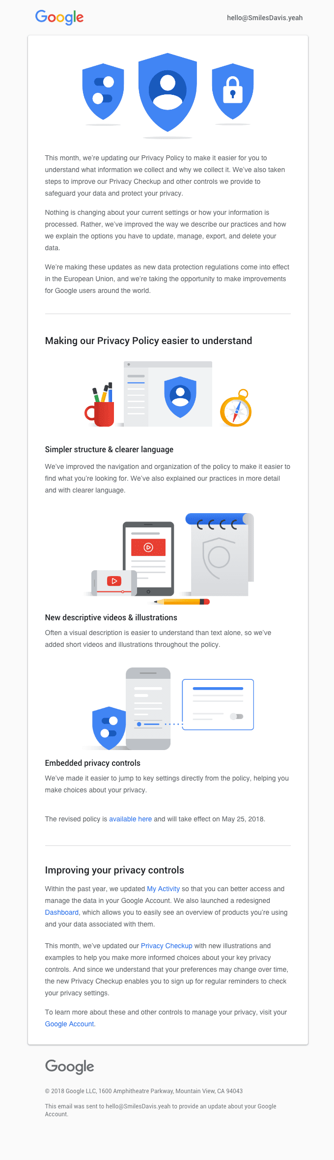 Improvements to our Privacy Policy and Privacy Controls