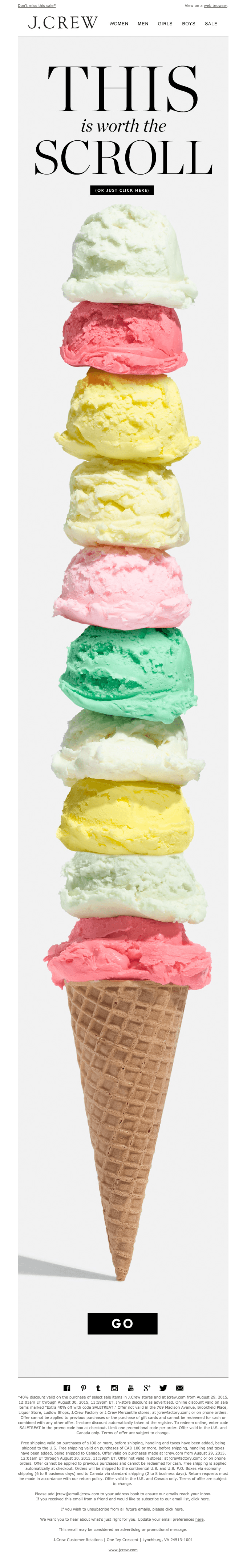Inside: a big end-of-summer treat (for two days only)